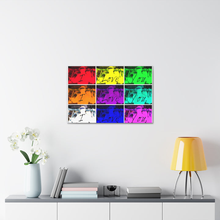 "I Love You" Gallery Wrapped Canvas