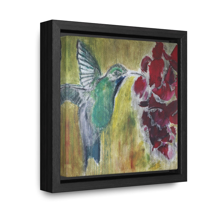 "Hummingbird #2" Gallery Wrapped/Framed Canvas (MFG by Printify)