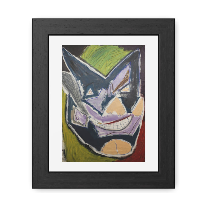 "Joker Batman" Framed Poster (MFG by Printify)