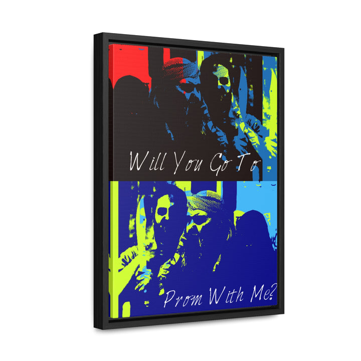 "Will You Go to Prom With Me" Gallery Wrapped/Framed Canvas