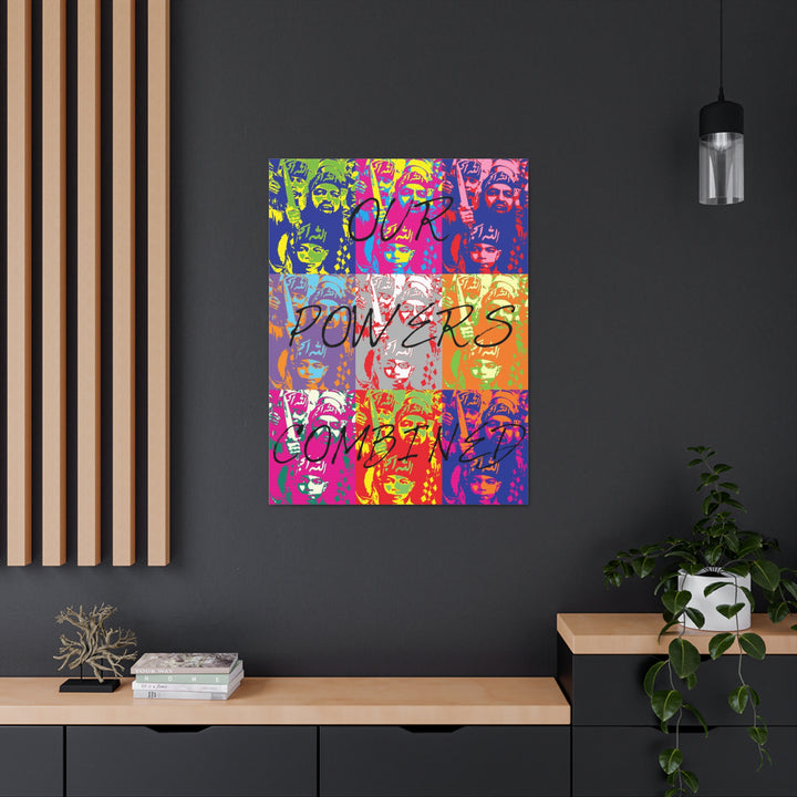 "Our Powers Combined" Gallery Wrapped Canvas