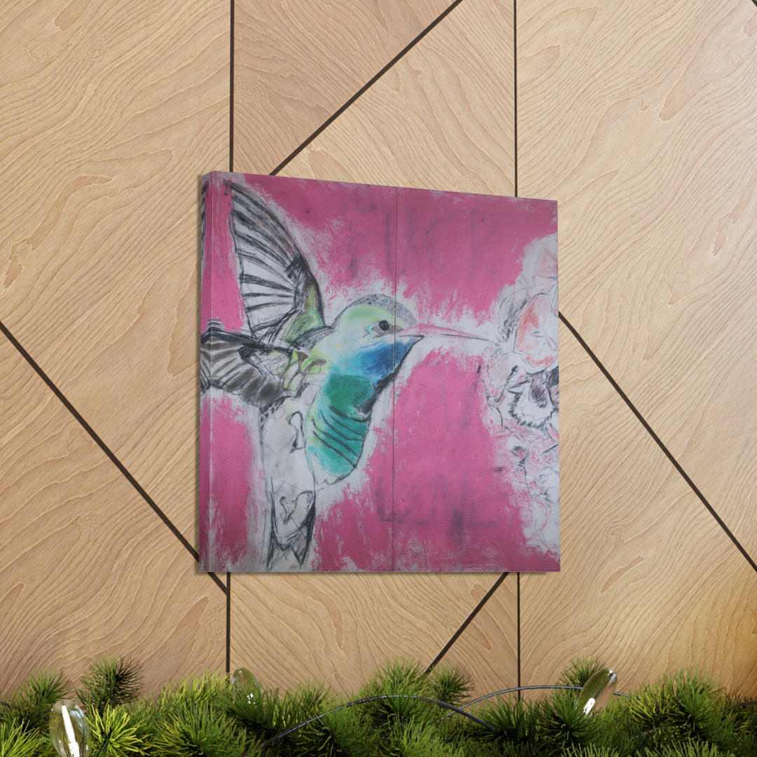 "Hummingbird #4" - Gallery Wrapped Canvas (MFG by Printify)