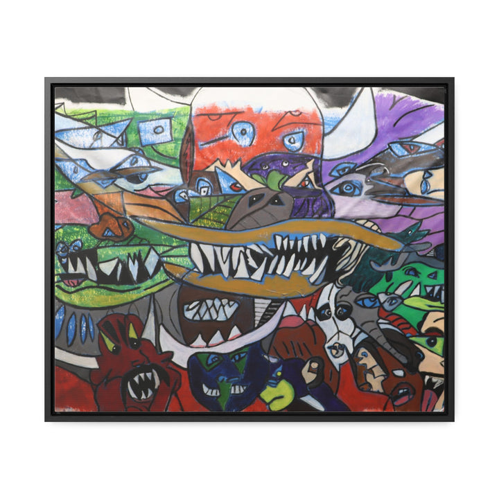 "Oni" Gallery Wrapped/Framed Canvas