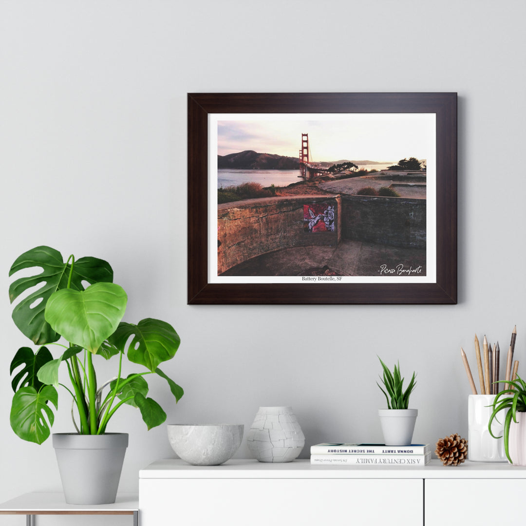 "Hummingbird #1 Battery Boutelle, SF" - Framed Print