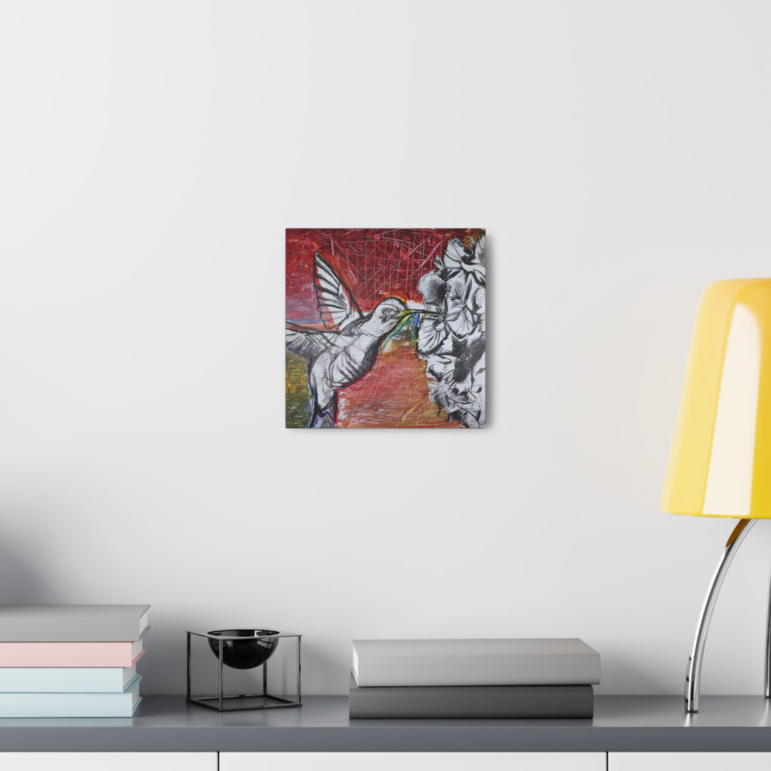 "Hummingbird #1" - Gallery Wrapped Canvas (MFG by Printify)