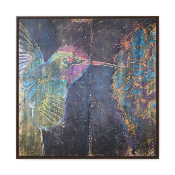 "Hummingbird #5" Gallery Wrapped/Framed Canvas (MFG by Printify)