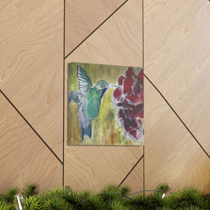 "Hummingbird #2" - Gallery Wrapped Canvas (MFG by Printify)