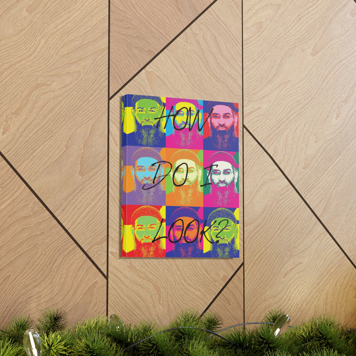 "How Do I Look" Gallery Wrapped Canvas