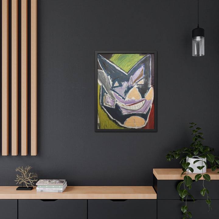 "Joker Batman" Framed Poster (MFG by Printify)