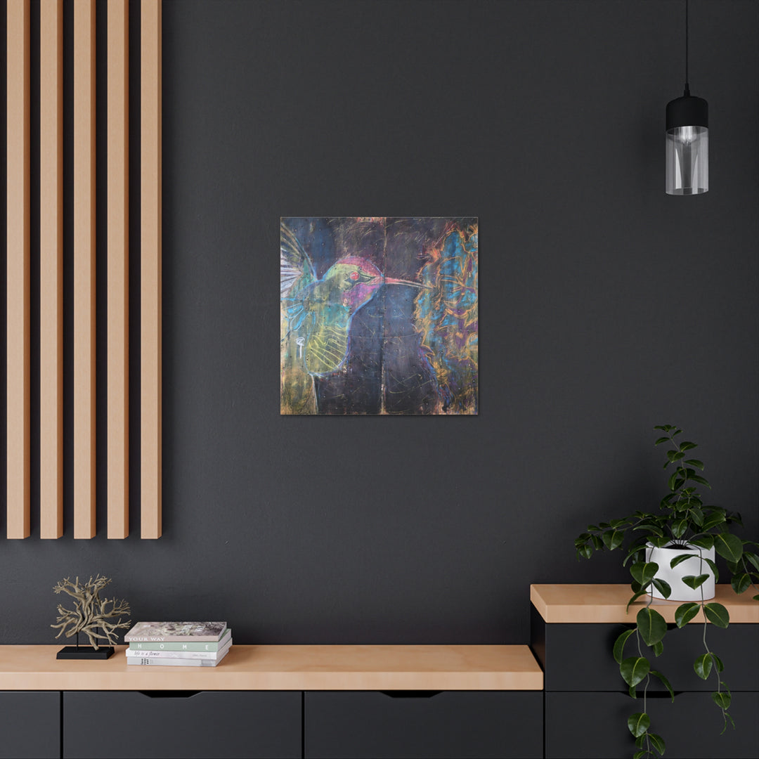 "Hummingbird #5" - Gallery Wrapped Canvas (MFG by Printify)