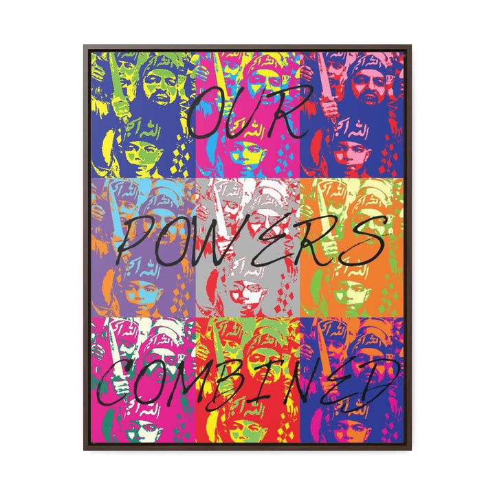 "Our Powers Combined" Gallery Wrapped/Framed Canvas