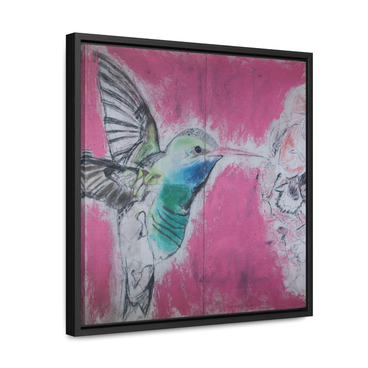 "Hummingbird #4" Gallery Wrapped/Framed Canvas (MFG by Printify)