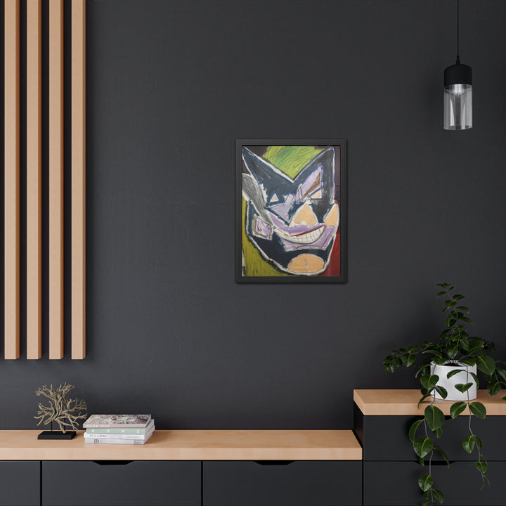 "Joker Batman" Framed Poster (MFG by Printify)