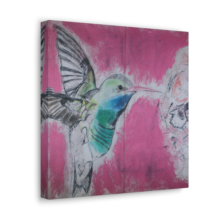 "Hummingbird #4" - Gallery Wrapped Canvas (MFG by Printify)