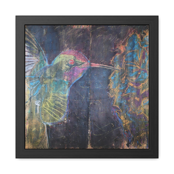 "Hummingbird #5" - Framed Poster (Unmatted)