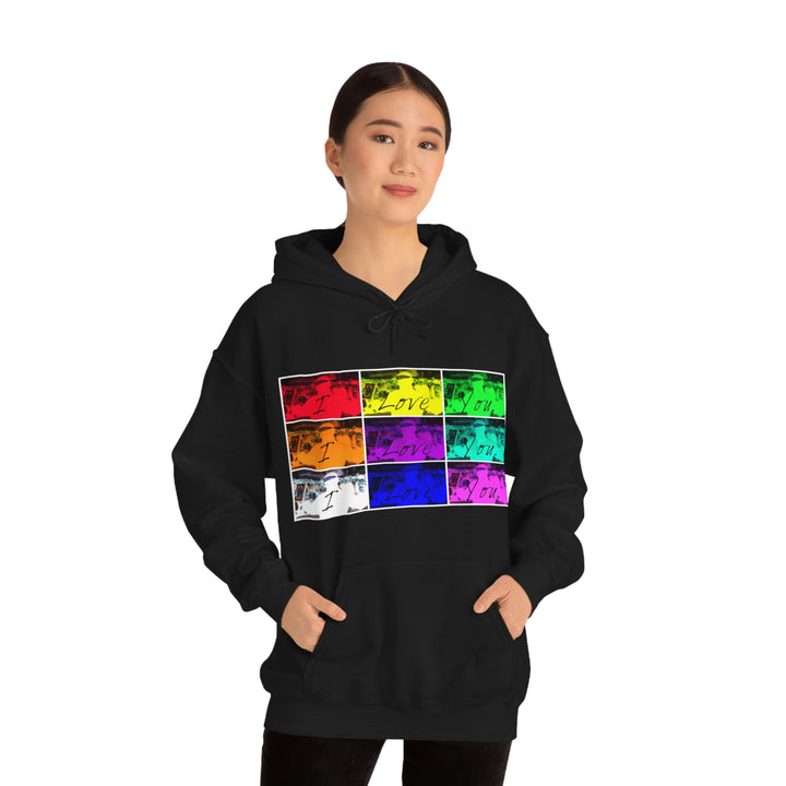 "I Love You" Hooded Sweatshirt