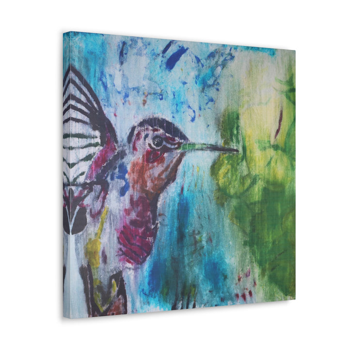 "Hummingbird #3" - Gallery Wrapped Canvas (MFG by Printify)