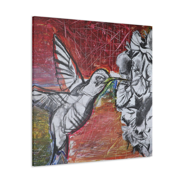 "Hummingbird #1" - Gallery Wrapped Canvas (MFG by Printify)