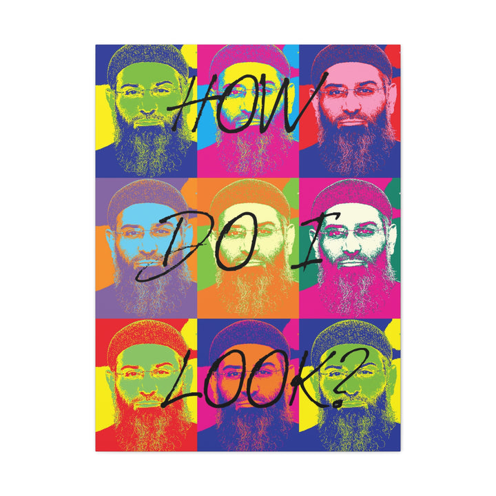 "How Do I Look" Gallery Wrapped Canvas