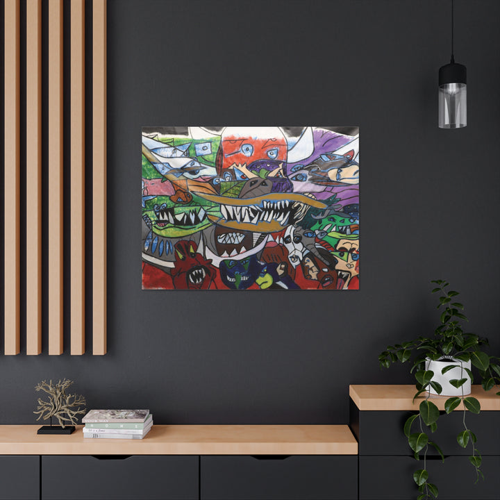 "Oni" Gallery Wrapped Canvas