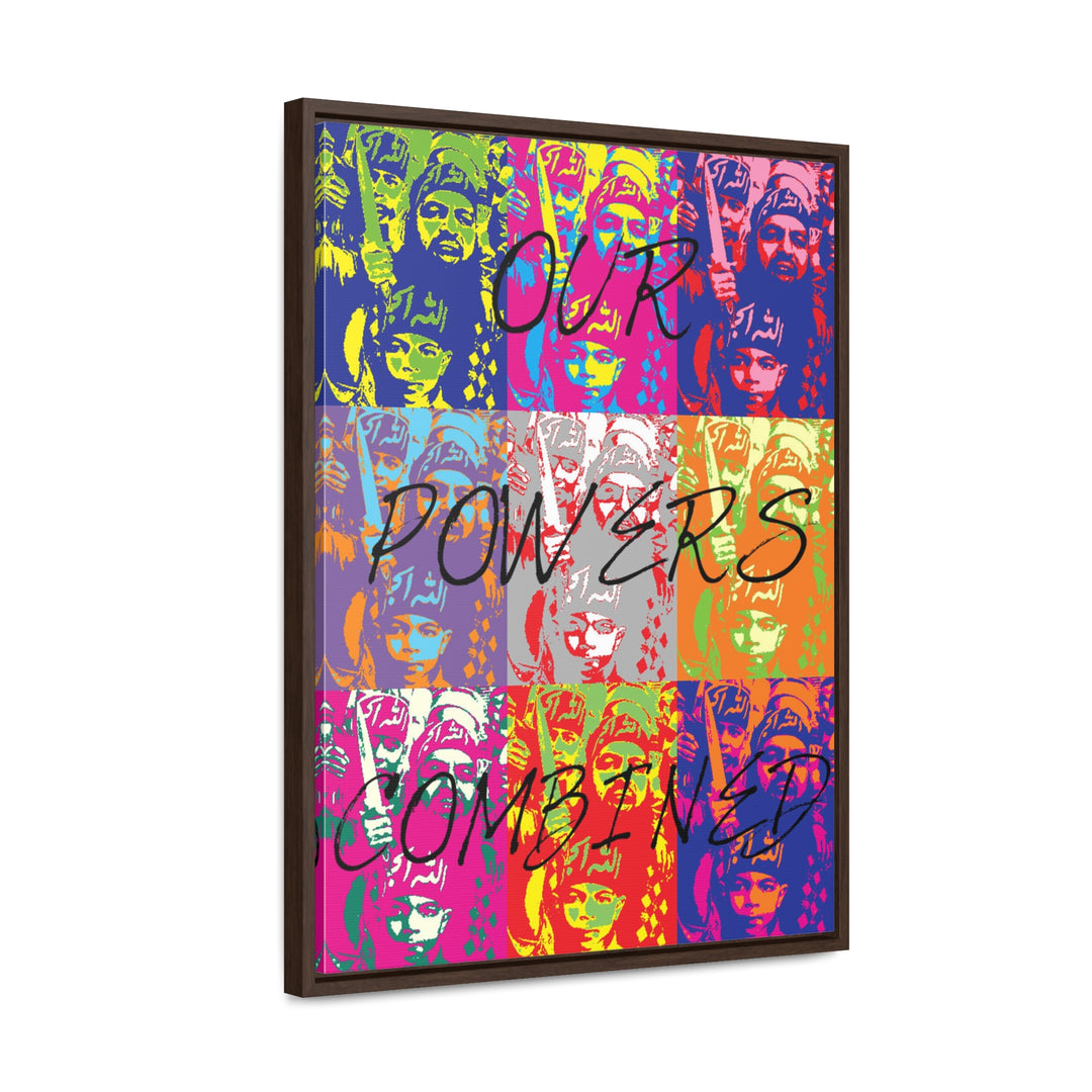 "Our Powers Combined" Gallery Wrapped/Framed Canvas