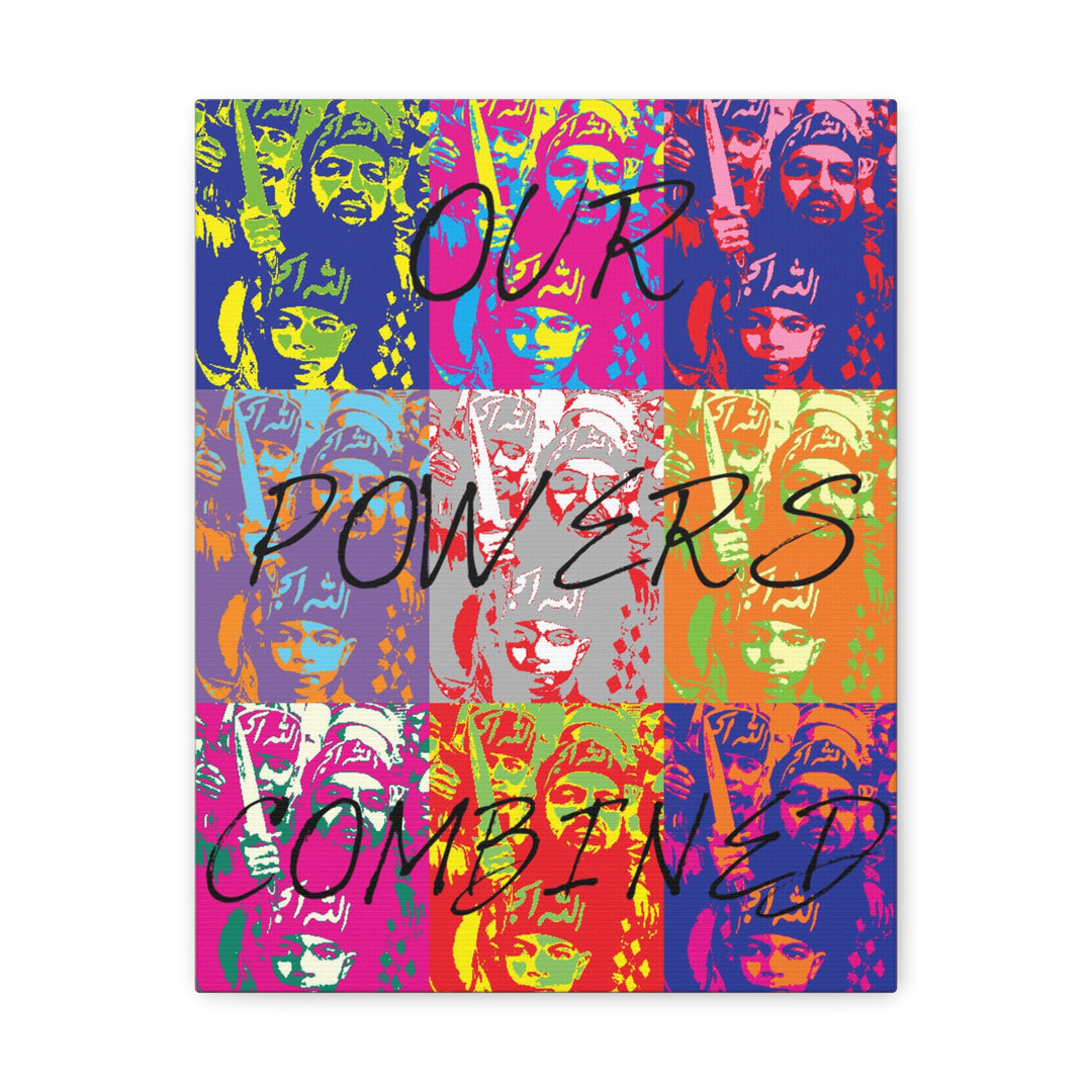 "Our Powers Combined" Gallery Wrapped Canvas