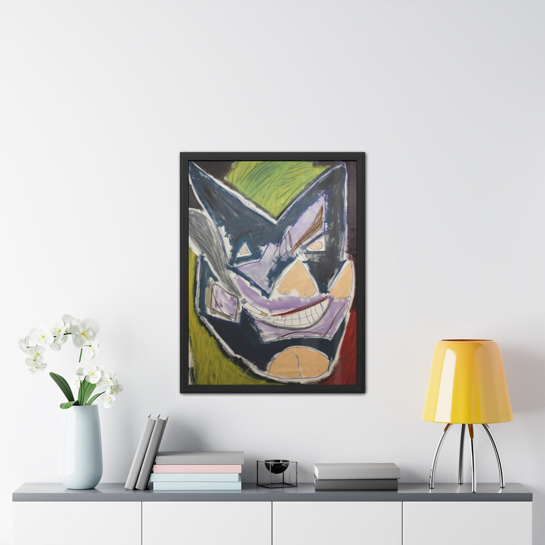 "Joker Batman" Framed Poster (MFG by Printify)