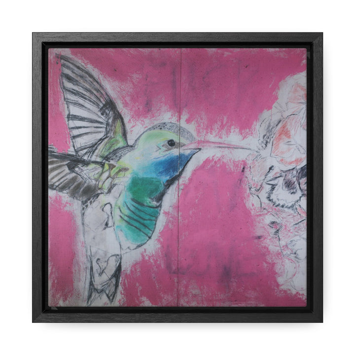 "Hummingbird #4" Gallery Wrapped/Framed Canvas (MFG by Printify)