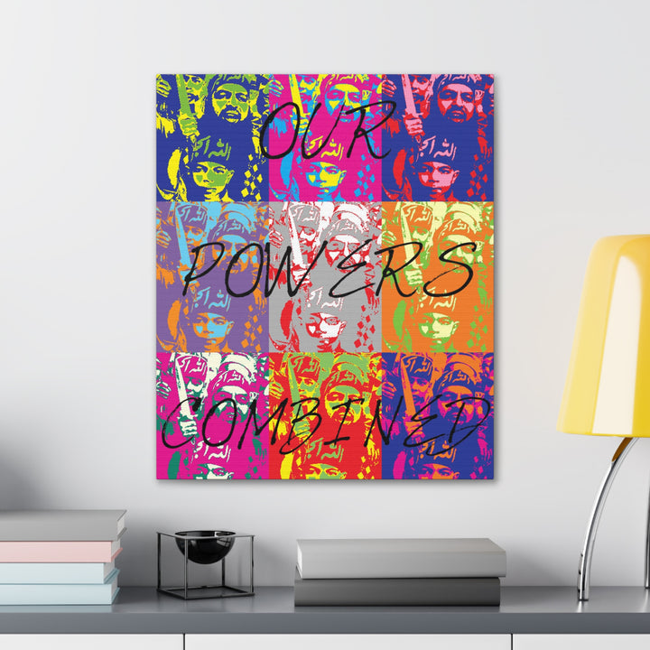 "Our Powers Combined" Gallery Wrapped Canvas