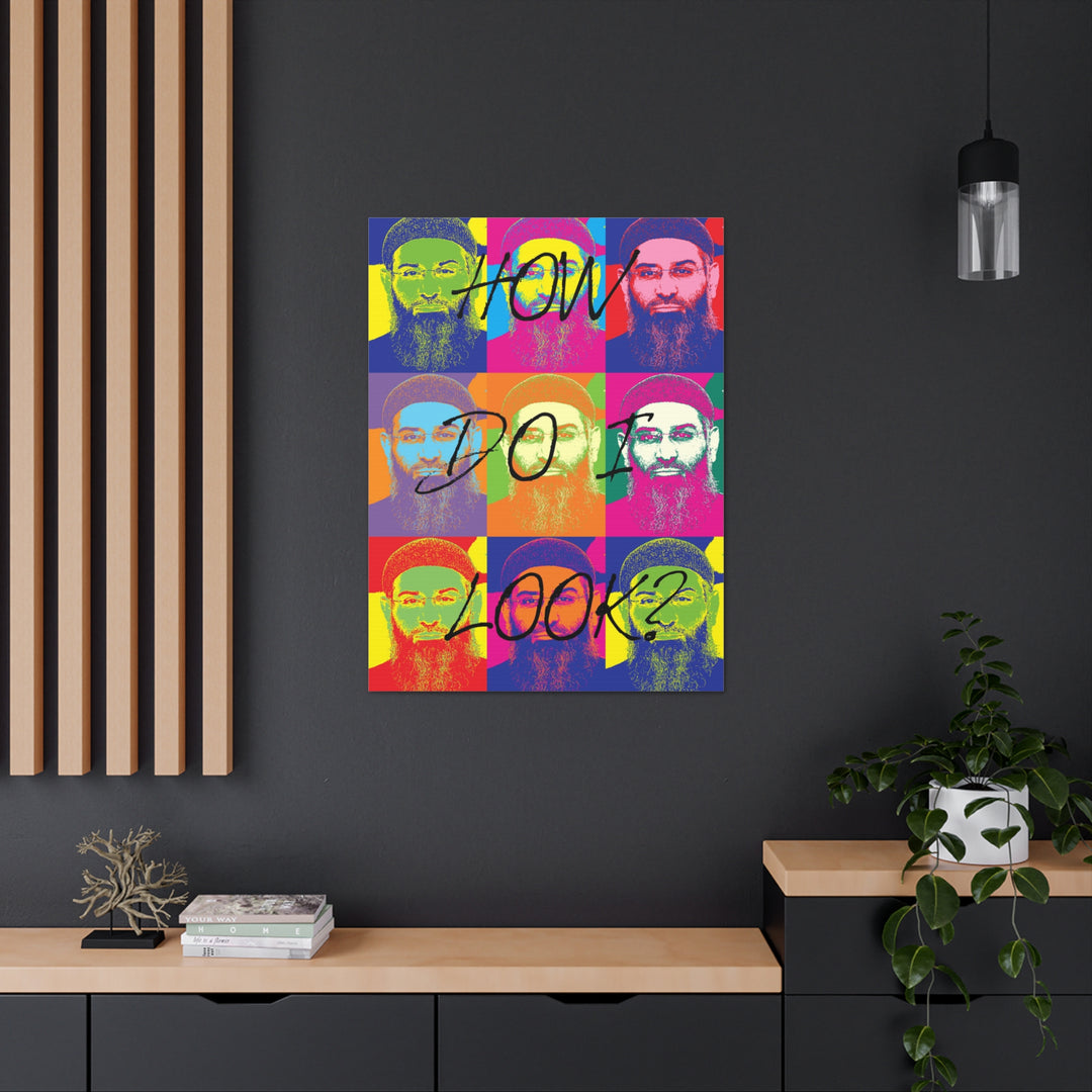 "How Do I Look" Gallery Wrapped Canvas