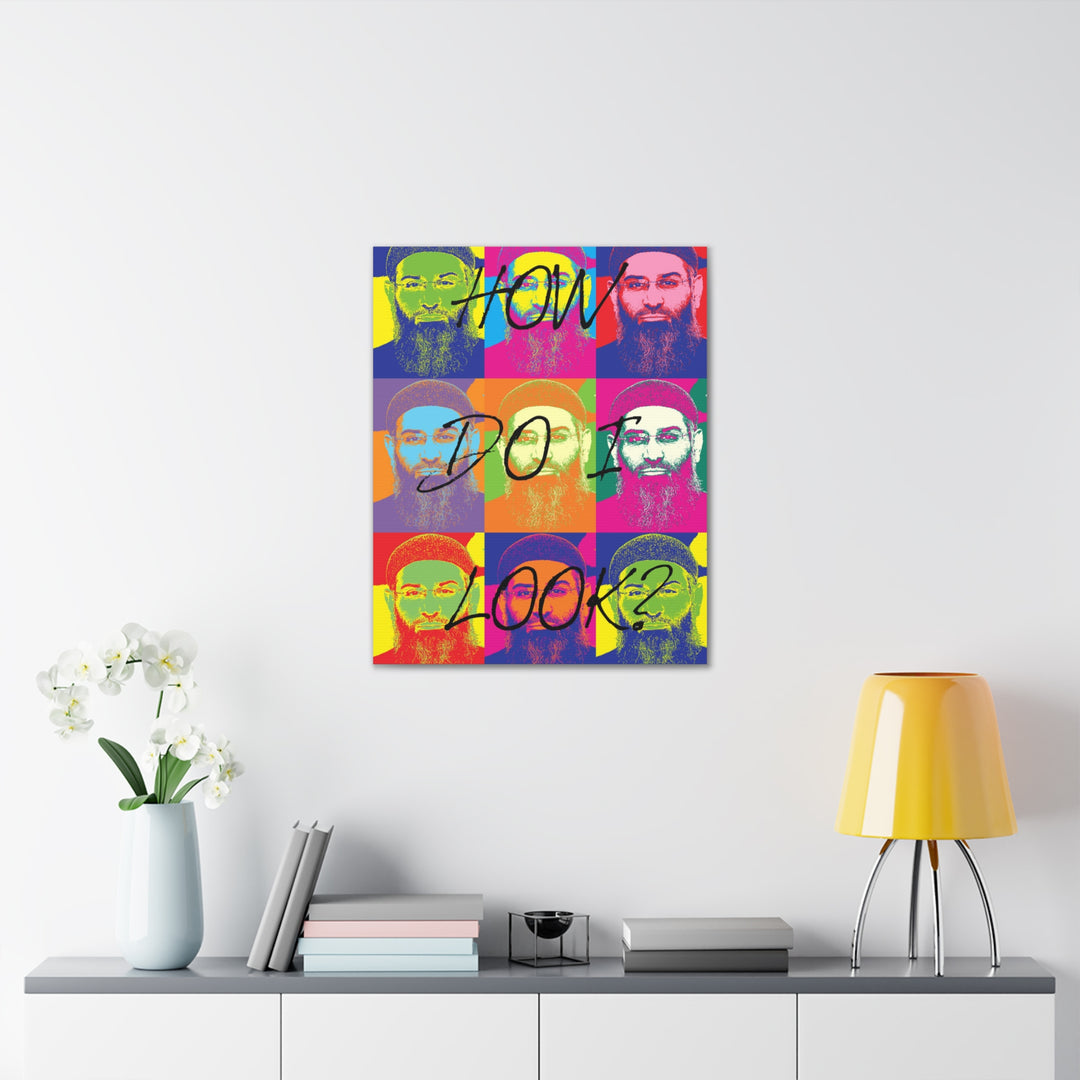 "How Do I Look" Gallery Wrapped Canvas