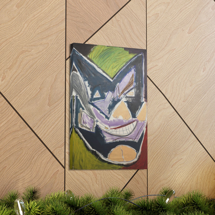 "Joker Batman" Gallery Wrapped Canvas (MFG by Sensaria)