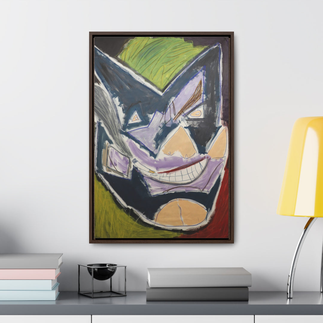 "Joker Batman" Gallery Wrapped/Framed Canvas (MFG by Sensaria)