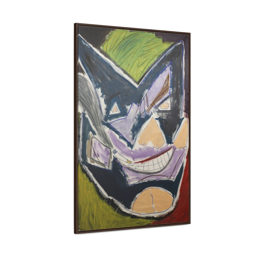 "Joker Batman" Gallery Wrapped/Framed Canvas (MFG by Sensaria)