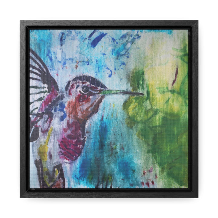 "Hummingbird #3" Gallery Wrapped/Framed Canvas (MFG by Printify)