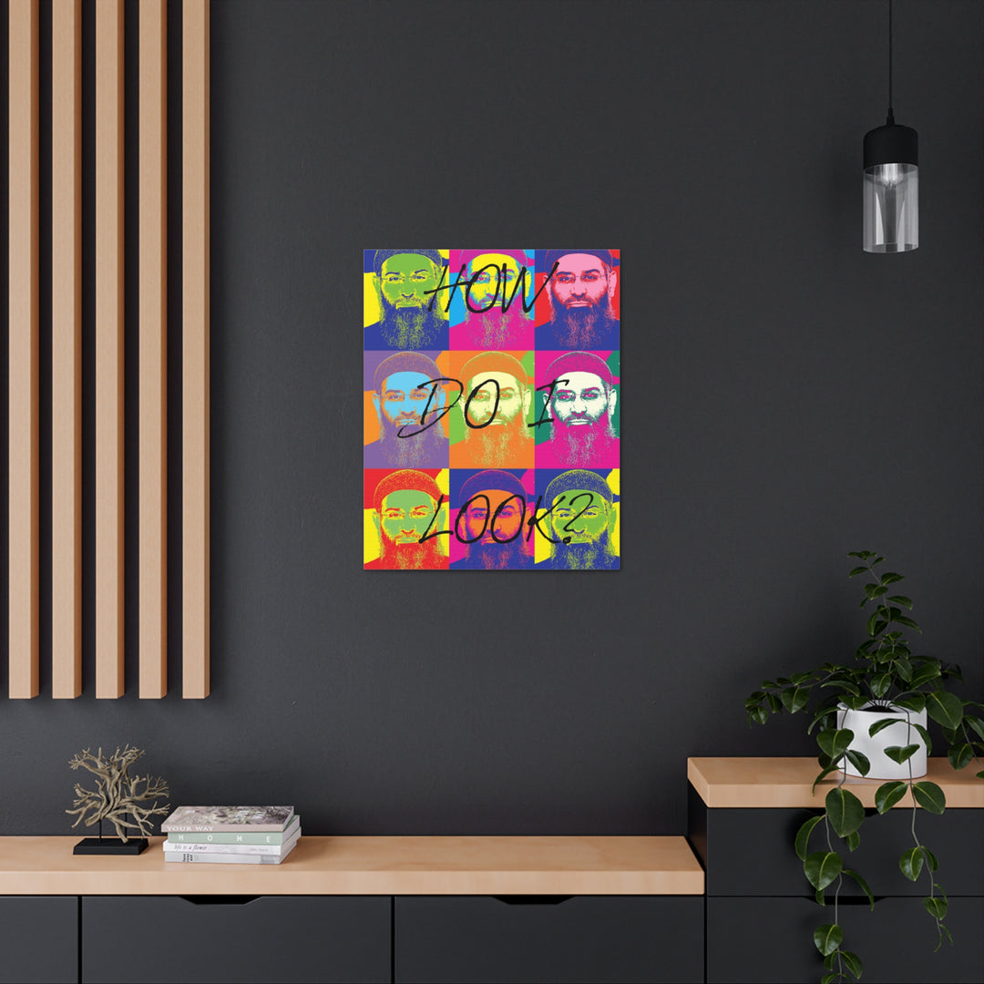 "How Do I Look" Gallery Wrapped Canvas