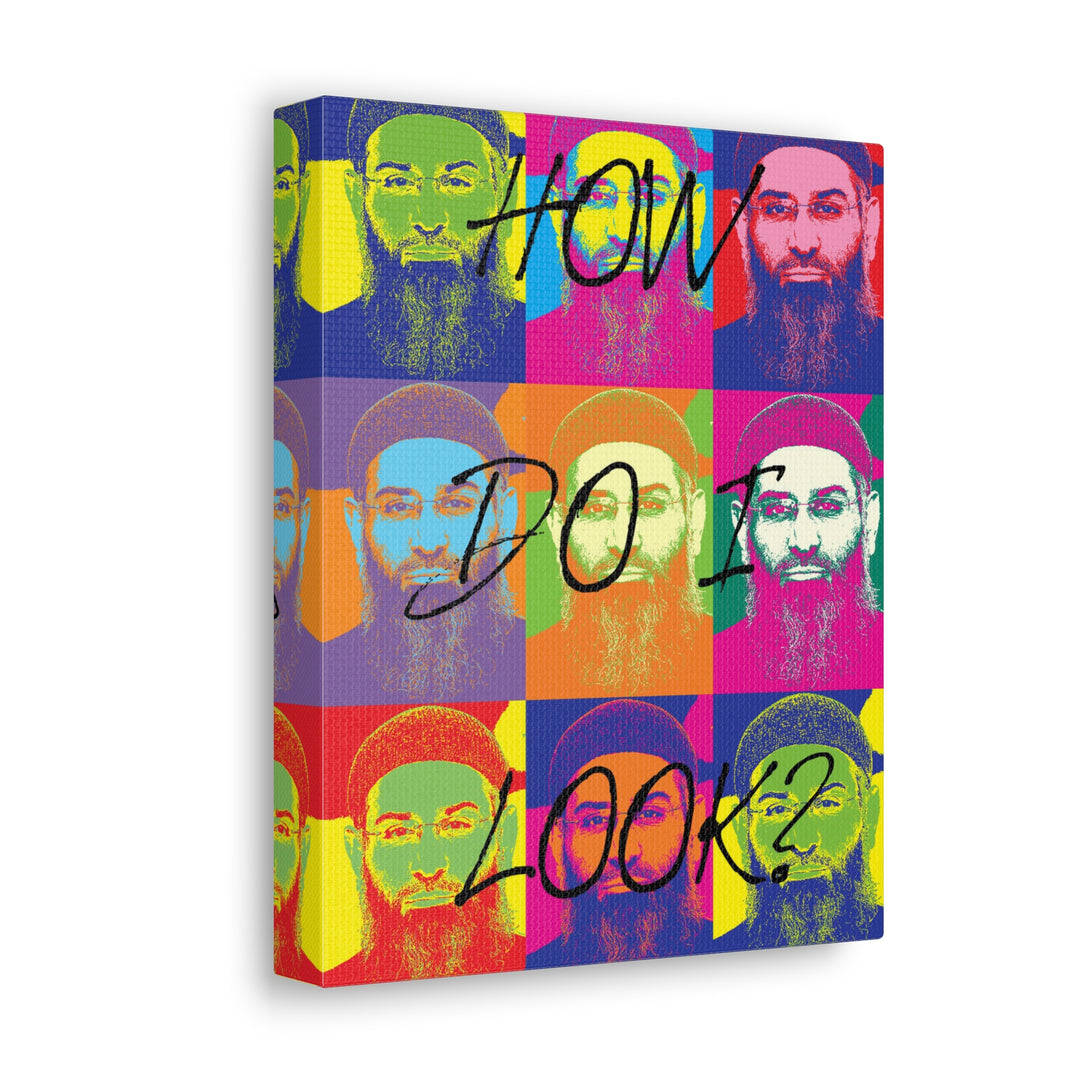 "How Do I Look" Gallery Wrapped Canvas