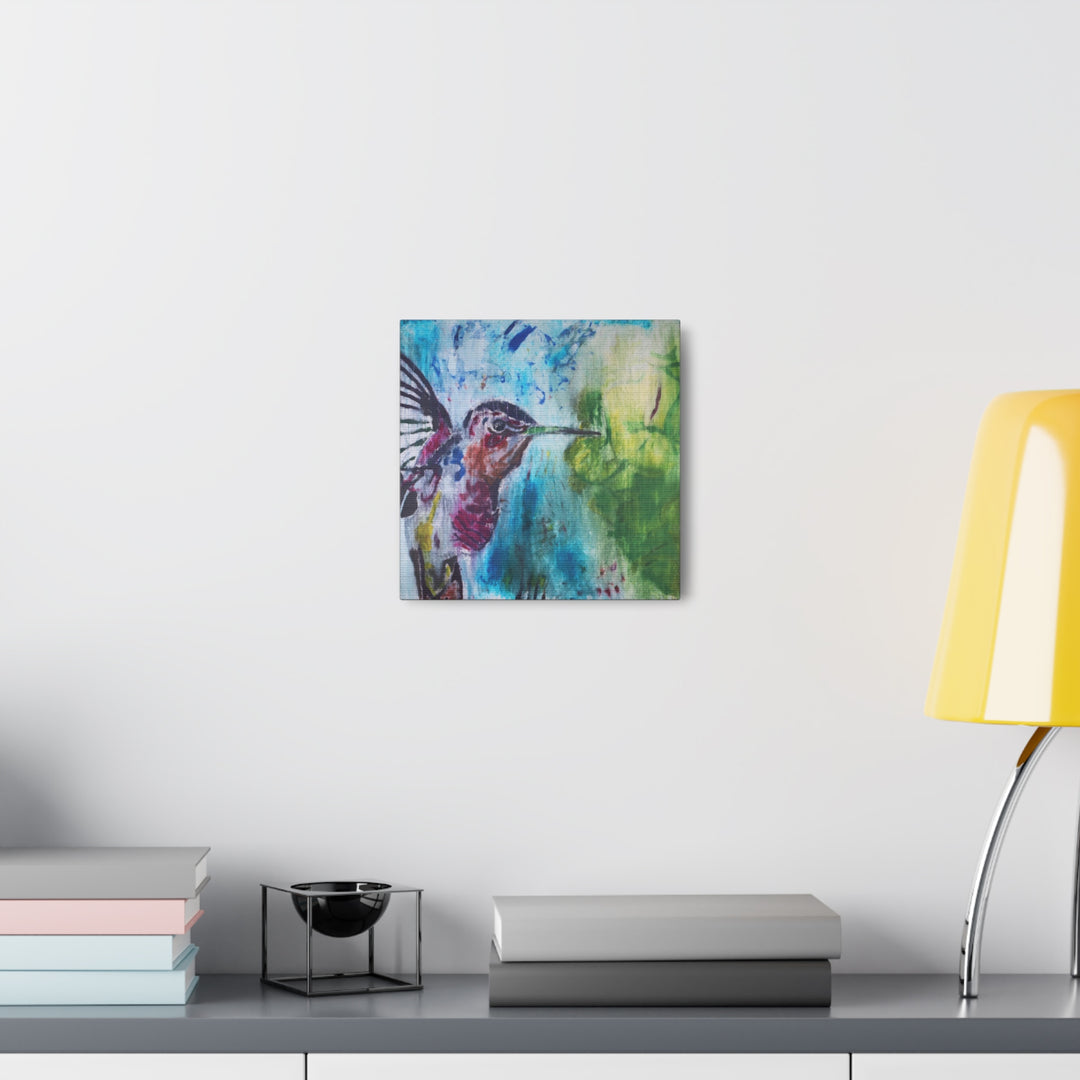 "Hummingbird #3" - Gallery Wrapped Canvas (MFG by Printify)