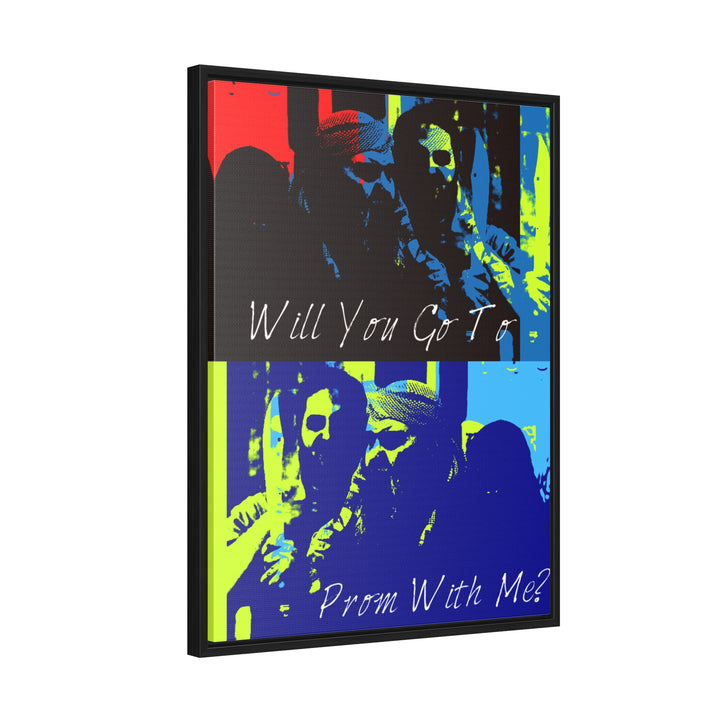 "Will You Go to Prom With Me" Gallery Wrapped/Framed Canvas