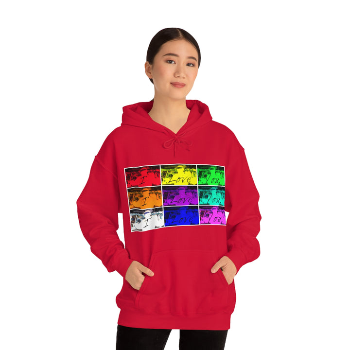 "I Love You" Hooded Sweatshirt