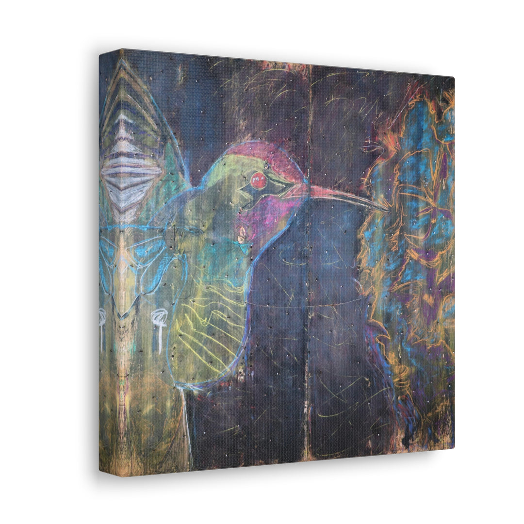 "Hummingbird #5" - Gallery Wrapped Canvas (MFG by Printify)