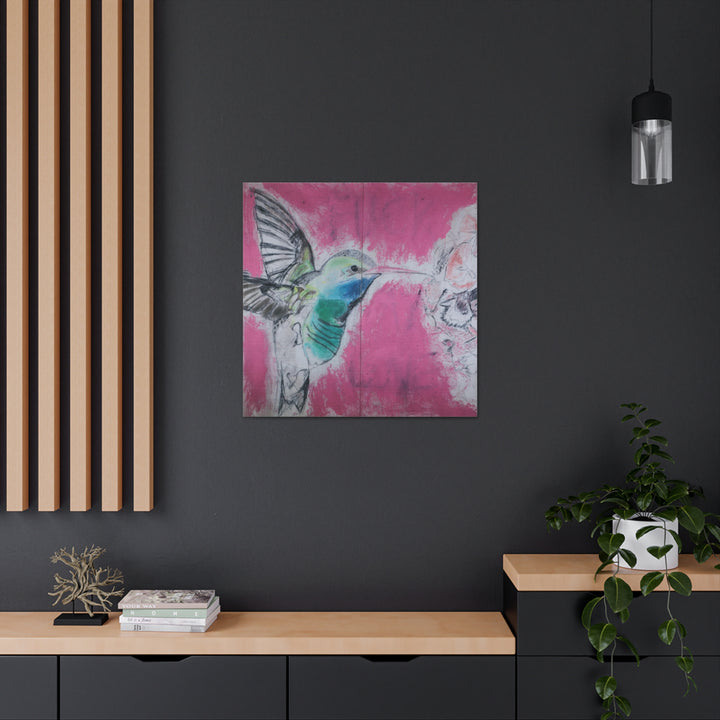 "Hummingbird #4" - Gallery Wrapped Canvas (MFG by Printify)