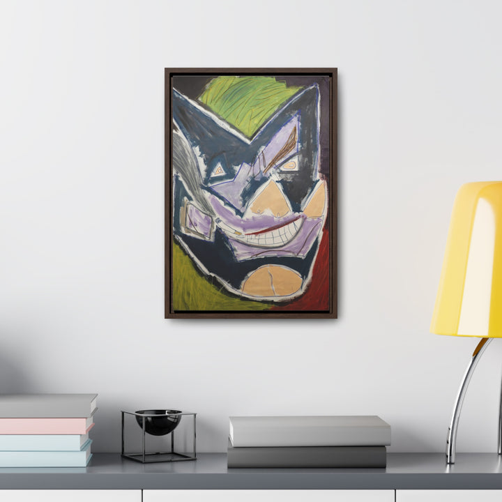 "Joker Batman" Gallery Wrapped/Framed Canvas (MFG by Sensaria)