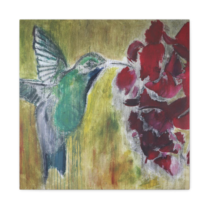 "Hummingbird #2" - Gallery Wrapped Canvas (MFG by Printify)