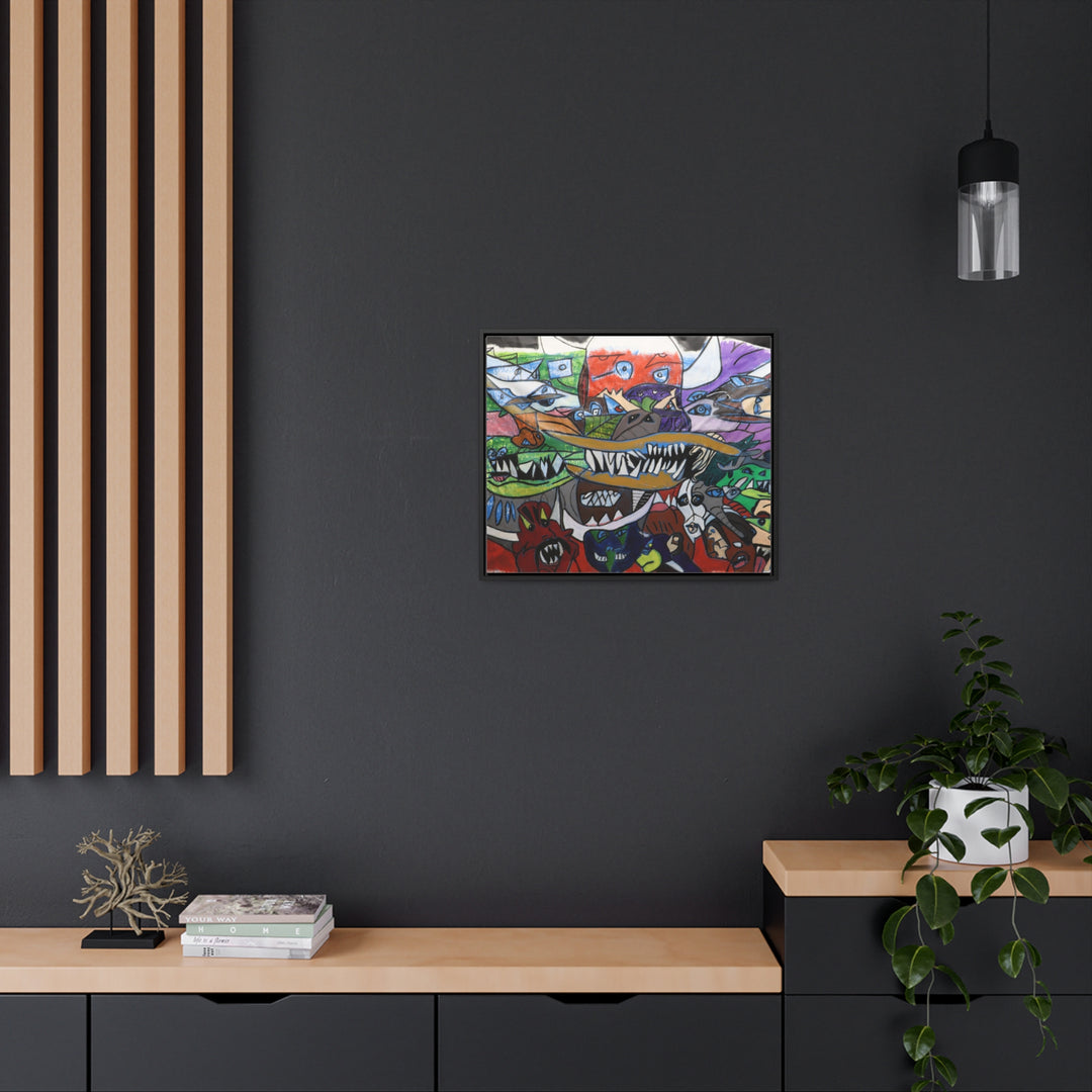 "Oni" Gallery Wrapped/Framed Canvas