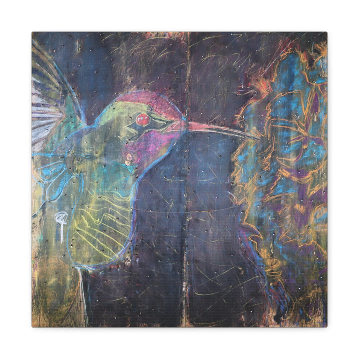 "Hummingbird #5" - Gallery Wrapped Canvas (MFG by Printify)