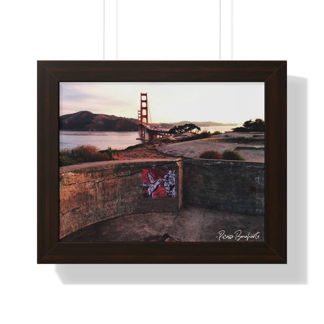 "Hummingbird #1 Battery Boutelle, SF" - Framed Print