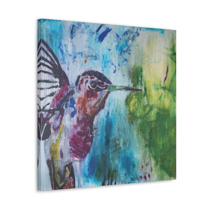 "Hummingbird #3" - Gallery Wrapped Canvas (MFG by Printify)