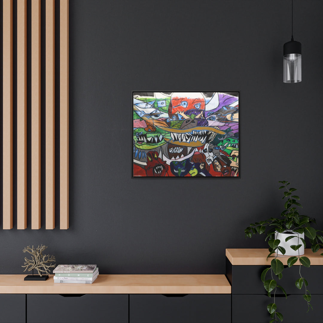 "Oni" Gallery Wrapped/Framed Canvas