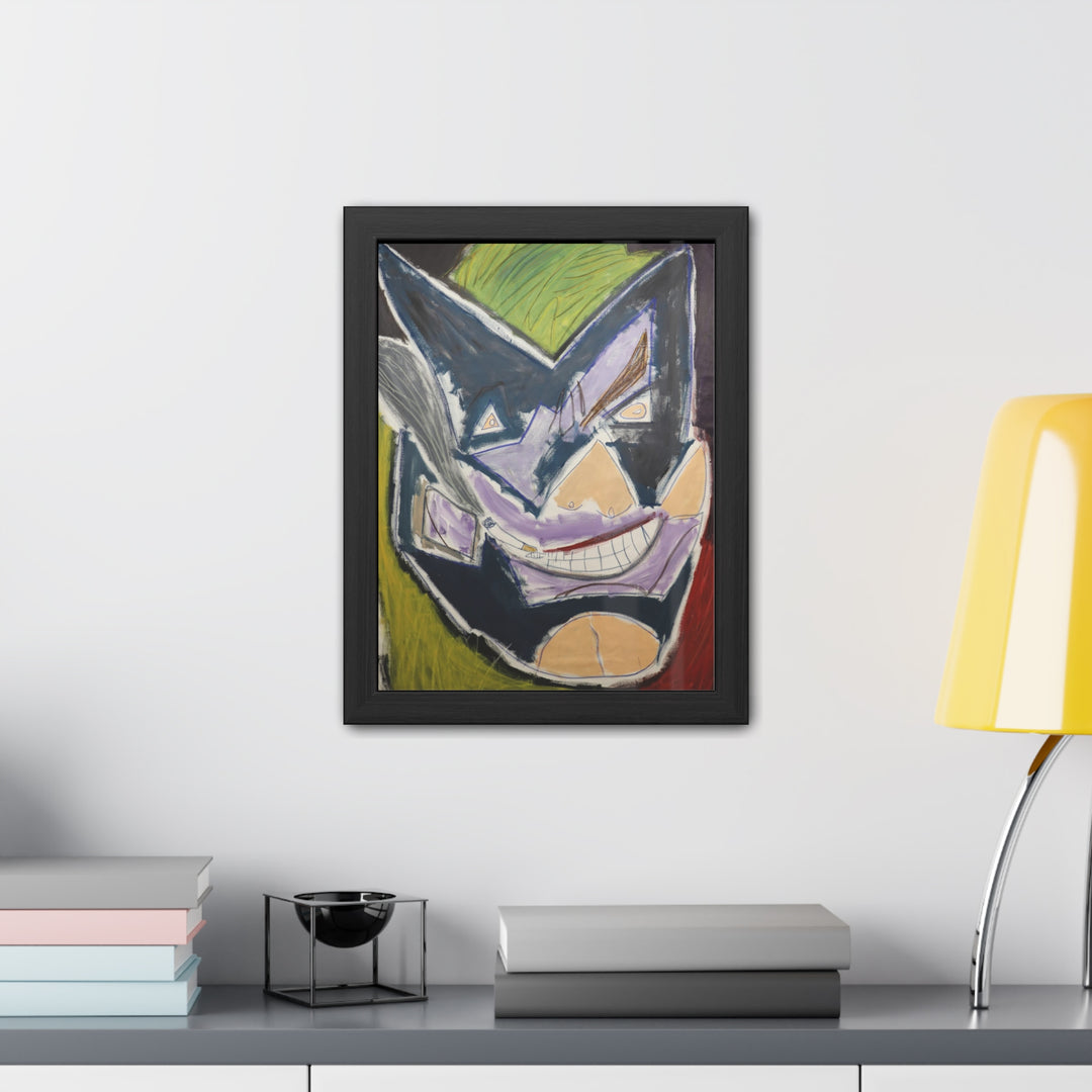 "Joker Batman" Framed Poster (MFG by Printify)